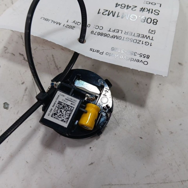 Chevy Malibu Tweeter Left Driver Tweeter Speaker  2019 2020 2021 2022 