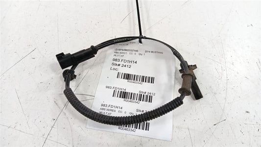 Ford Mustang ABS Wheel Sensor Wire Wiring Harness Plug 2014 2013 2012 