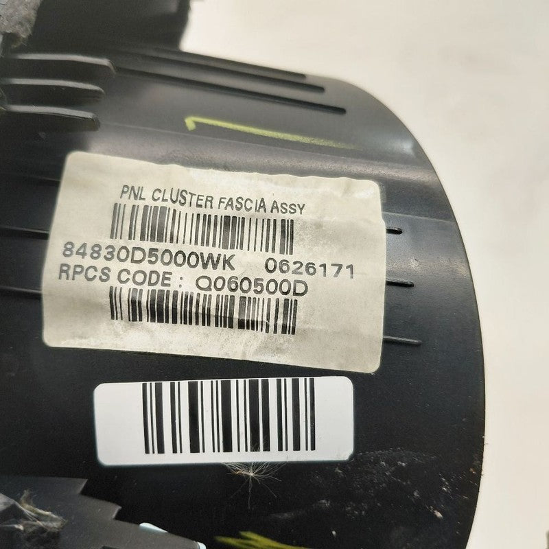Kia Optima Speedometer Bezel Dash Surround Trim  2018 2017 2016 OEM