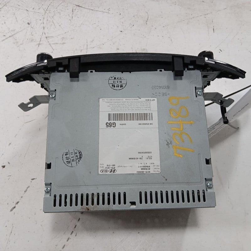 Audio Equipment Radio Receiver US Market Hatchback GT Fits 16-17 ELANTRA