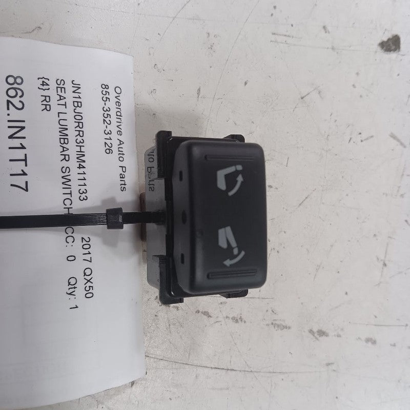 INFINITI QX50 Passenger Right Rear Seat Lumbar Switch  2017 2016 2015 