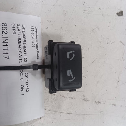 INFINITI QX50 Passenger Right Rear Seat Lumbar Switch  2017 2016 2015 