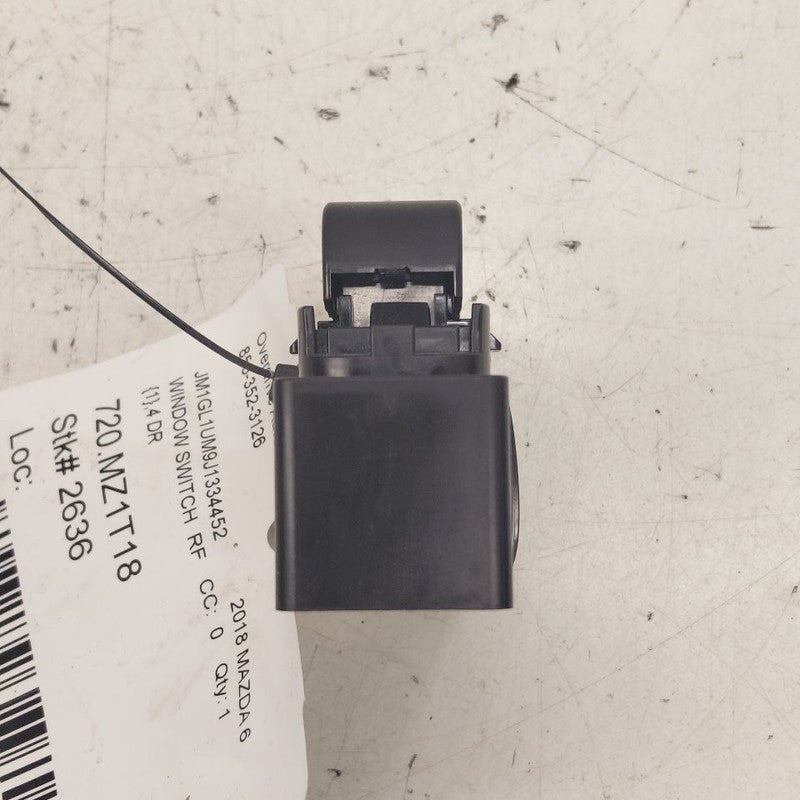 Mazda 6 Power Window Switch Right Passenger Front  2018 2019 2020 2021