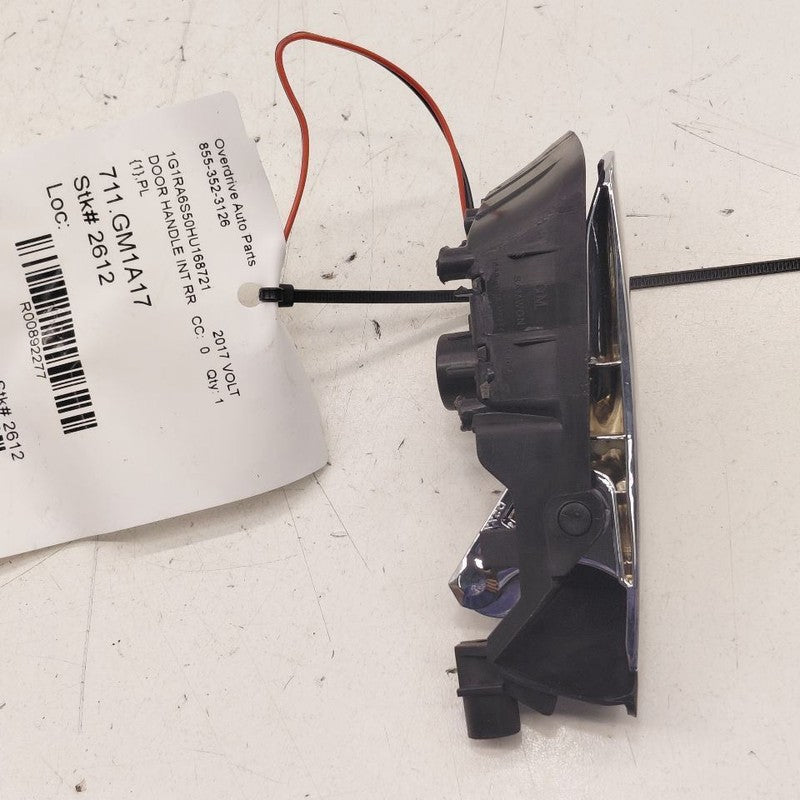 Chevy Volt Door Handle Right Passenger Rear Interior Inside  2016 2017