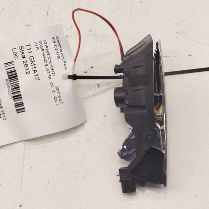 Chevy Volt Door Handle Right Passenger Rear Interior Inside  2016 2017