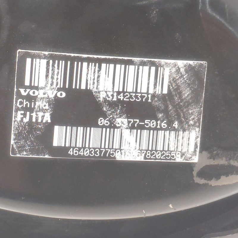 Power Brake Booster VIN L 1st Digit LWB Cmbb Fits 16-18 Volvo S60