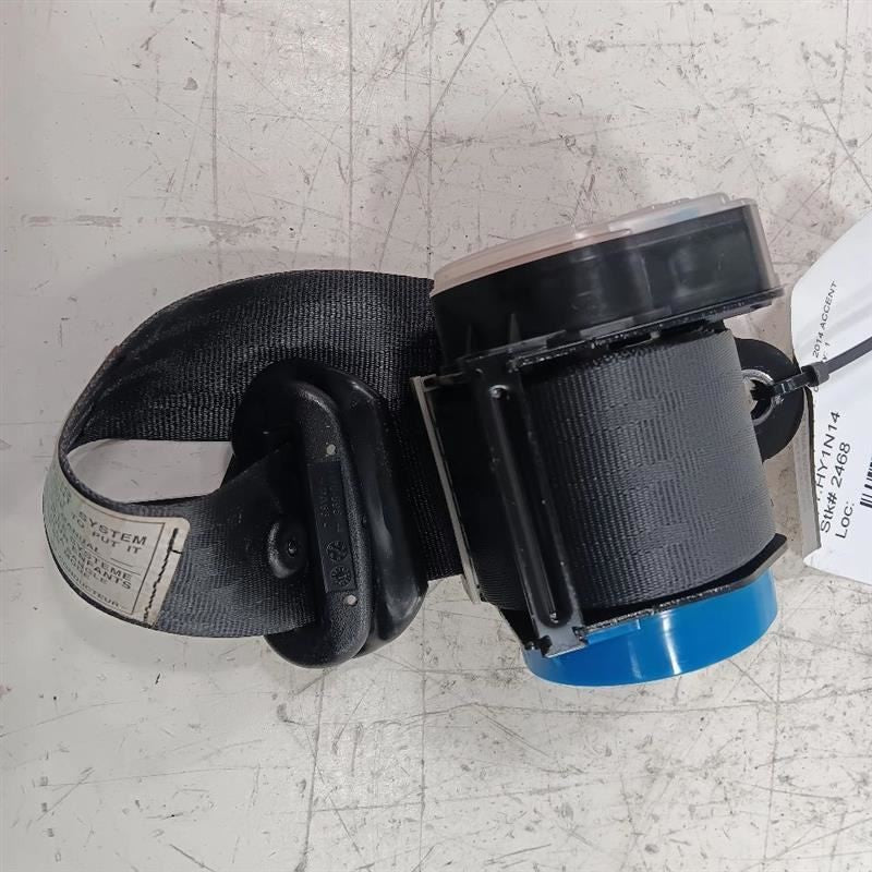 Hyundai Accent Seat Belt Strap Retractor Left Rear Back  2012 2013 201