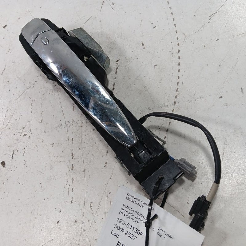Passenger Right Front Door Handle Exterior Front Chrome Fits 13 Nissan LEAF