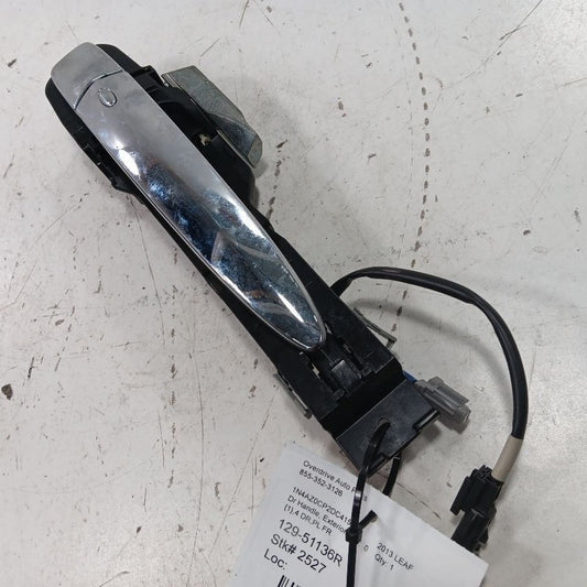 Passenger Right Front Door Handle Exterior Front Chrome Fits 13 Nissan LEAF