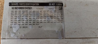 Chevy Cruze Door Hinge Set Left Rear 2016 2017 2018