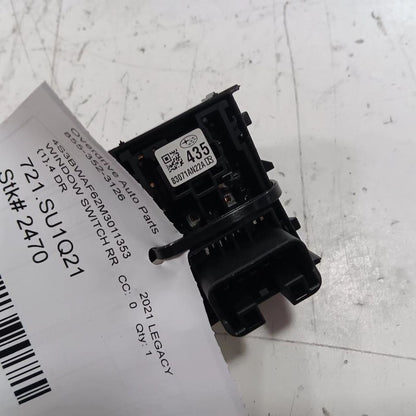 Subaru Legacy Power Window Switch Right Passenger Rear  2020 2021 2022
