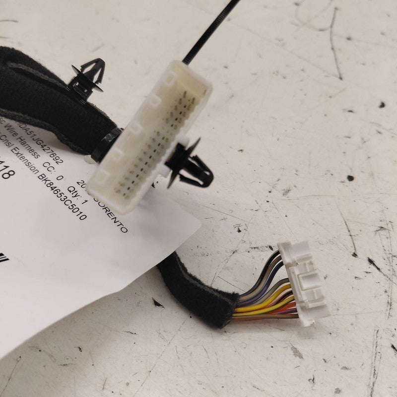 Kia Sorento Center Console Extension Wire {BK84653C5010} 2018 2017 201