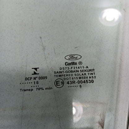 Driver Left Front Door Glass Without Acoustic Fits 13-20 FUSION