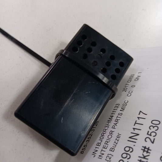 INFINITI QX50 Buzzer 2017 2016 2015 2014