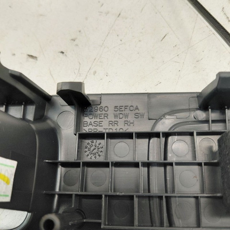 Nissan Versa Window Switch Bezel Trim Right Rear  2024 2023 2022 2021 