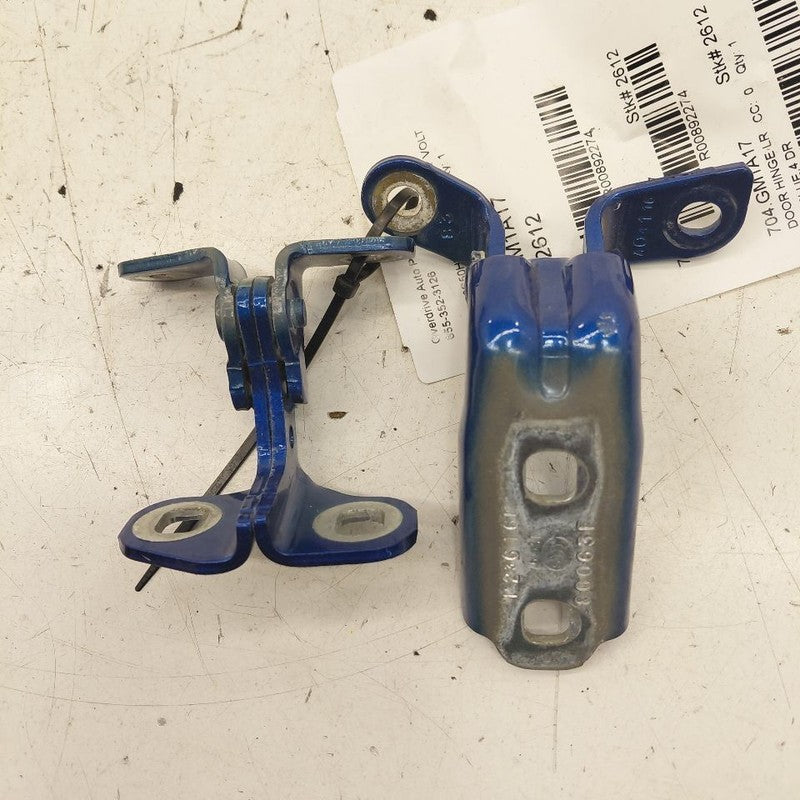 Chevy Volt Door Hinge Set Left Driver Rear  2016 2017 2018 2019