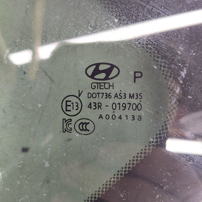 Driver Left Quarter Glass Window Fits 19-20 Hyundai Santa Fe
