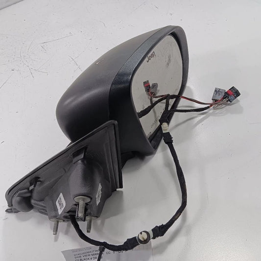 Passenger Right Side View Door Mirror Black Base Textured 17-21 Jeep C