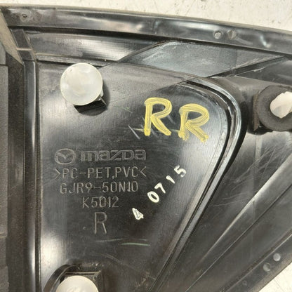 Mazda 6 Passenger Right Rear Door Corner Molding {GJR950N10} 2016 2015