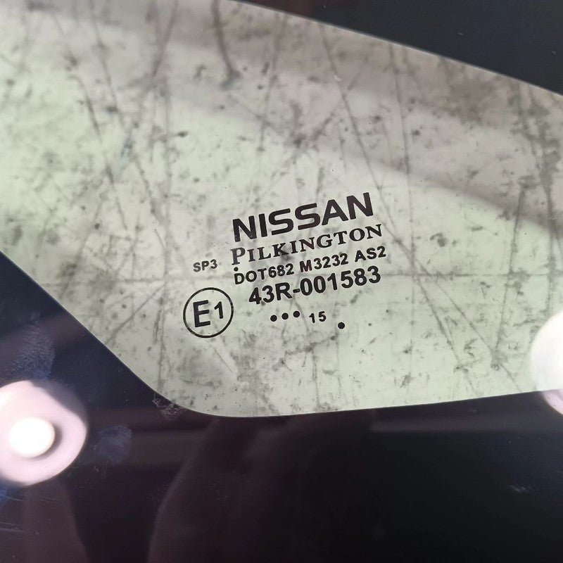 Passenger Right Windshield Window Pillar Glass Fits 13-23 Nissan LEAF