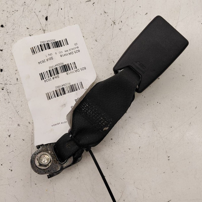 Nissan Versa Note Seat Belt Buckle Latch Right Passenger Rear Back  20