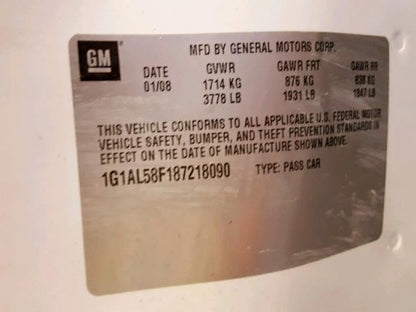  2008 Chevy Cobalt Flap Door Motor Heater AC Door Actuator 2006 2007 2009  2010