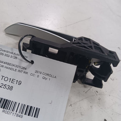 Toyota Corolla Door Handle Right Passenger Rear Interior Inside  2019 