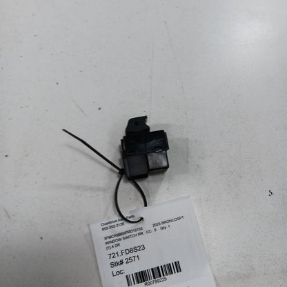 Ford Bronco Sport Power Window Switch Right Passenger Rear  2024 2023 