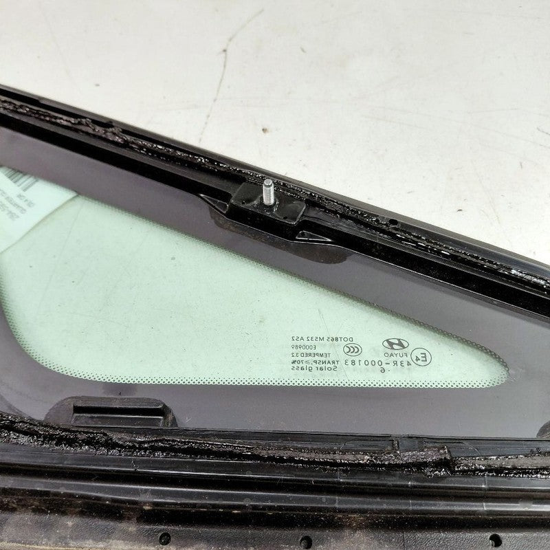 Passenger Right Quarter Glass Window US Built Fits 15-17 Hyundai Sonat