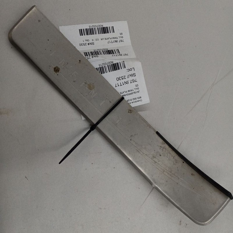 INFINITI QX50 Sill Trim Plate Door Jam Threshold Left Driver Rear 2017 2016 2015