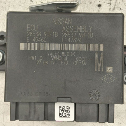 Nissan Murano Park Assist Control Module {285389UF1B} 2020 2021 2022 2