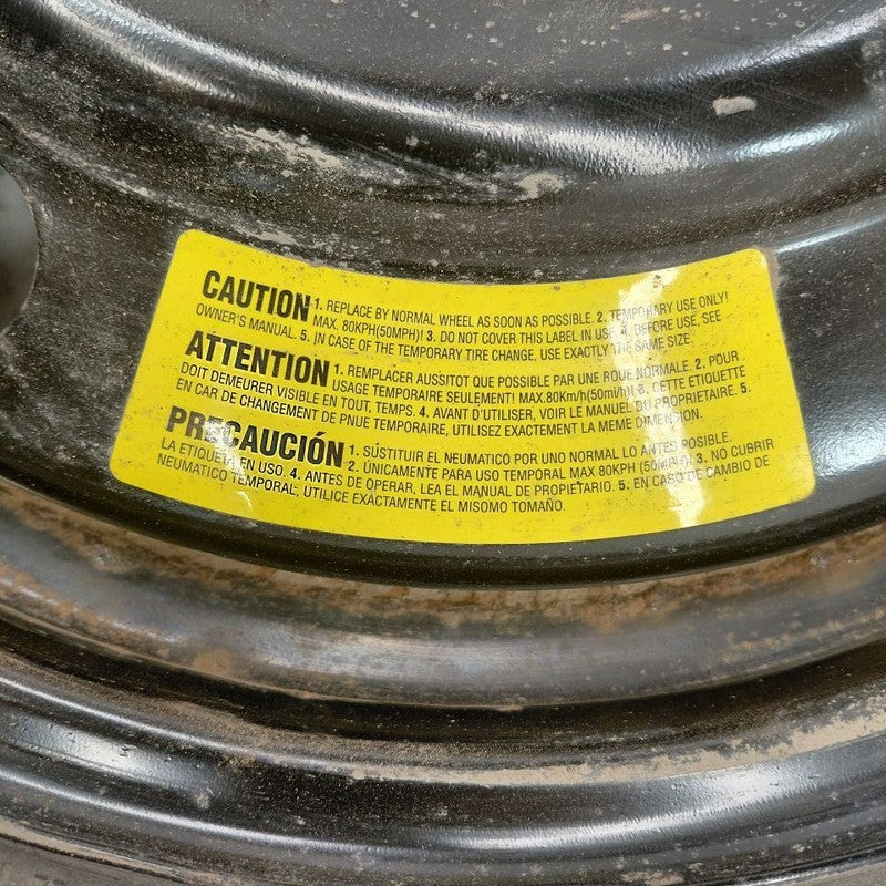 Wheel 17x4 Steel Compact Spare Rim and Tire Fits 07-20 Hyundai Santa F