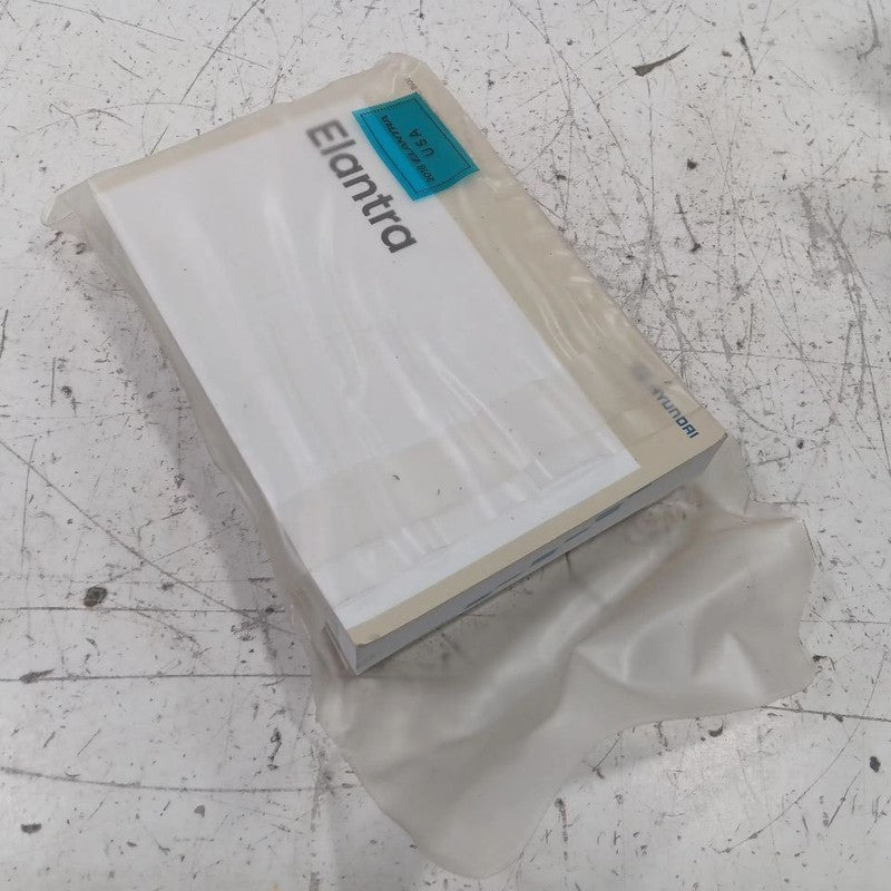 Hyundai Elantra Owners Manual 2018 OEM