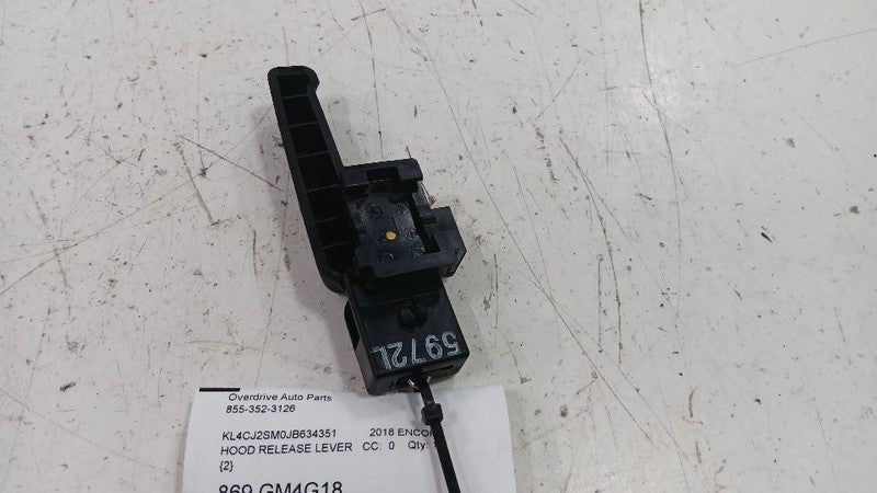 Buick Encore Hood Latch Release Handle Lever Switch  2016 2017 2018 20