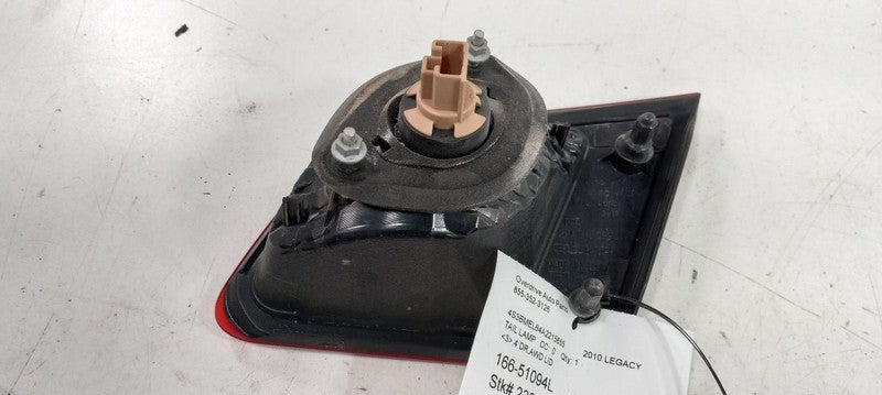 84912AJ03A Driver Left Tail Light Sedan Lid Mounted Fits 10-14 Subaru Legacy