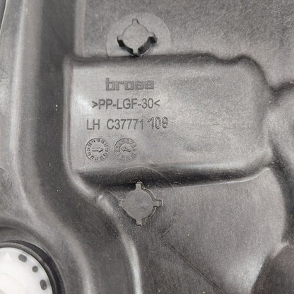 2018 Fiat 500 X Model Left Rear Window Regulator Track