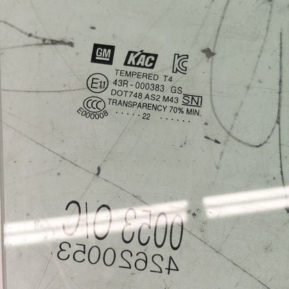 Passenger Right Front Door Glass Window Fits 13-22 Chevy Trax