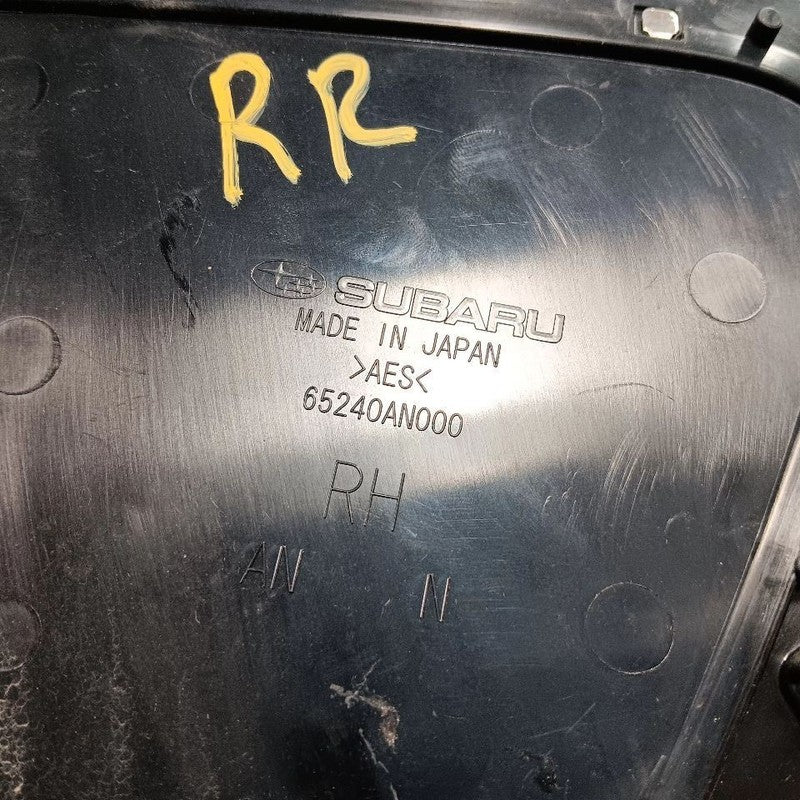 Subaru Legacy Passenger Right Rear Trim Piece 2020 2021 2022 2023 2024