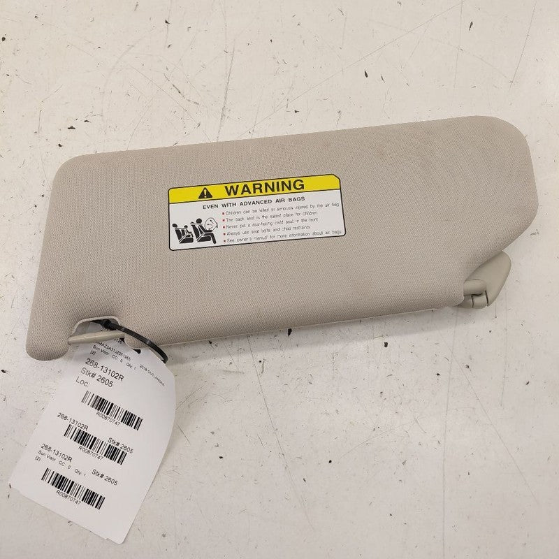 Passenger Right Sun Visor Shade Plug-in Hybrid Phev US Market 17-22 Ou
