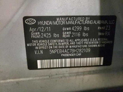 Left Rear Brake Caliper VIN 4 8th Digit Hybrid Fits 11-15 SONATA  OEM