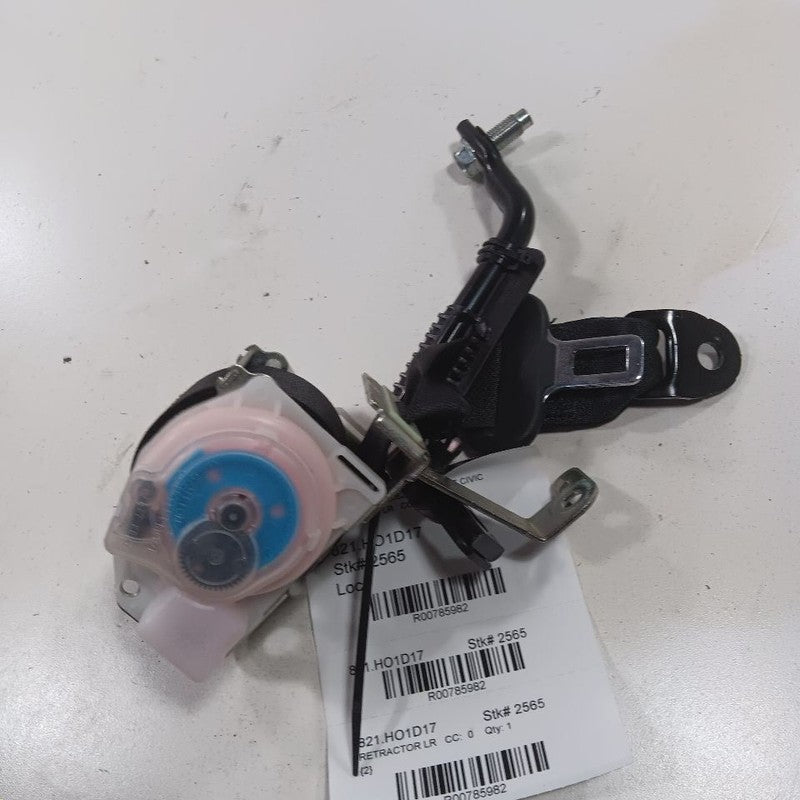 Honda Civic Seat Belt Strap Retractor Left Driver Rear Back 2016 2017 