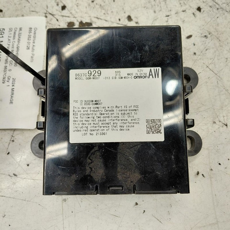 Mitsubishi Mirage TPMS Control Module {8637C929} 2024 2023 2022 2021