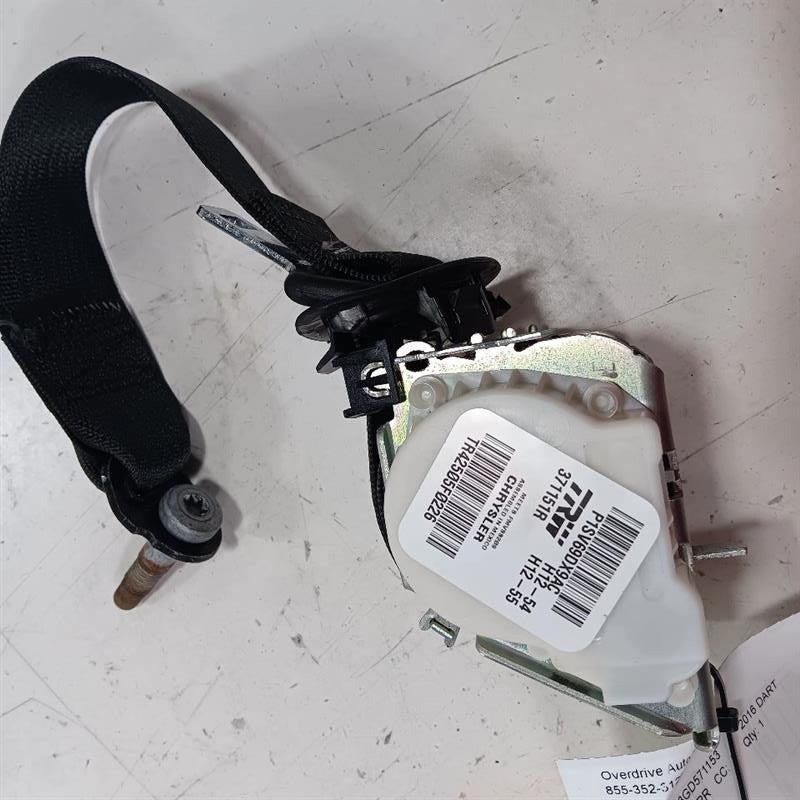 Dodge Dart Seat Belt Strap Retractor Right Passenger Rear Back  2013 2014 2015 2