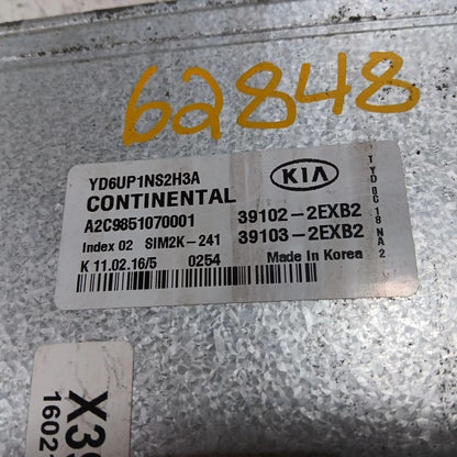 Engine ECM Electronic Control Module 1.8L ID 391032EXB2 Fits 16 FORTE 