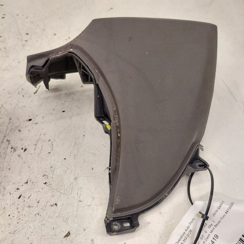 Hyundai Santa Fe Driver Left Dash Vent Bezel Trim {84730S2000} 2019 20