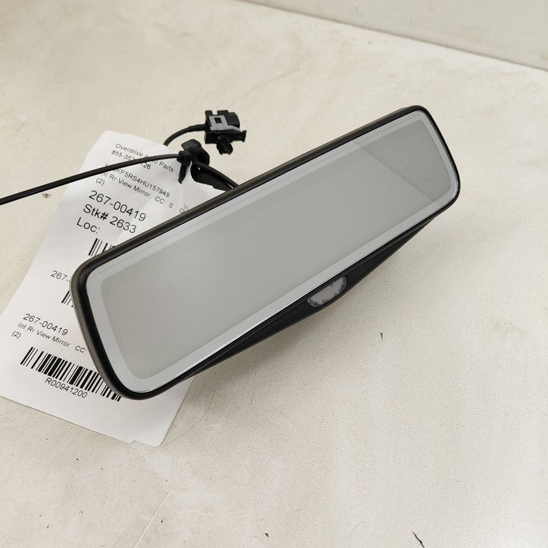 Rear View Mirror With Full Video Display Opt Drz Fits 16-18 Cadillac C