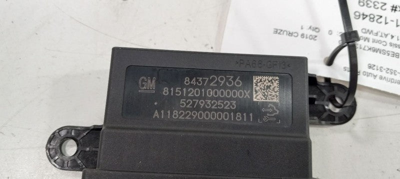 Driver Park Assist ID 84372936 Fits 19 CRUZE  OEM