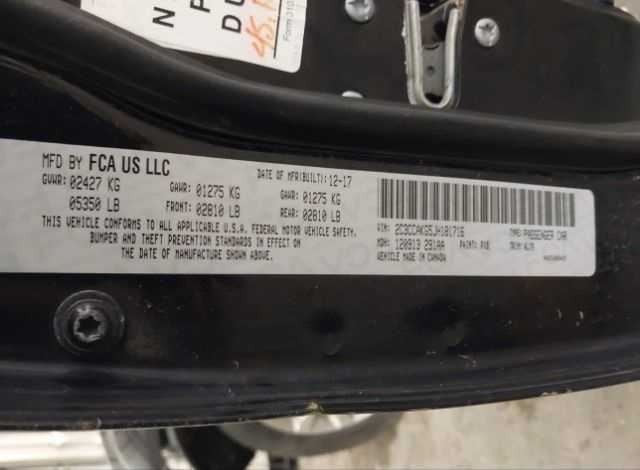 Chrysler 300 Single Piston With Connecting Rod   3.6 2017 2018 2019