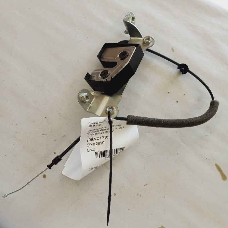 Volvo S60 Rear Seat Latch {30749035} 2018 2017 2016