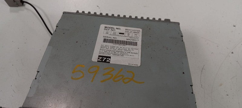 86201AG72A Audio Equipment Radio Receiver Am-fm-cd 9 Speaker Fits 09 Subaru Legacy 